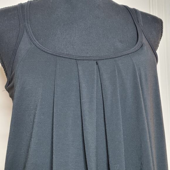 NWT Halara Double Strap Pleated Open Back Yoga Cami Top Built-in Sports Bra✨️M - Picture 4 of 16